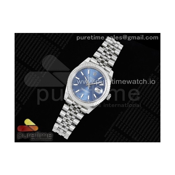 DIW공장 롤렉스 데이저스트 41 스틸 블루다이얼 플루티드베젤 쥬빌레브레이슬릿 DateJust 41 126334 DIWF 1:1 Best Edition 904L Steel Blue Stick Dial on Jubilee Bracelet SA3235