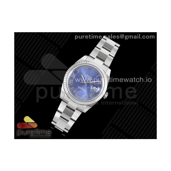 CLEAN공장 롤렉스 데이저스트 41 스틸 블루다이얼 로만인덱스 오이스터브레이슬릿 클린공장 Datejust 41 SS 904L Steel Clean 1:1 Best Edition Blue Roman Dial on Oyster Bracelet VR3235