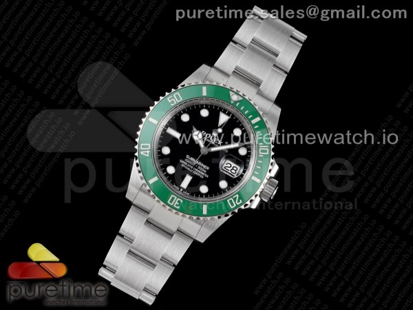 VS공장 롤렉스 서브마리너 41 스타벅스 그린 스틸 브레이슬릿 Submariner 41mm 126610 LV Kermit 904L Steel VSF 1:1 Best Edition VS3235