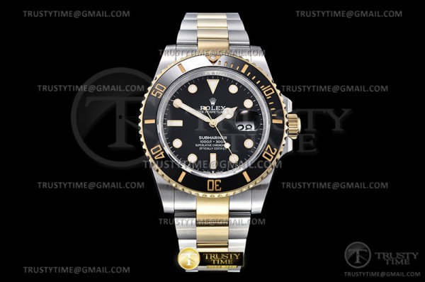 GM공장 V2 롤렉스 서브마리너 41 신형 옐로우골드콤비 흑콤 브레이슬릿 Submariner 126613LN 904 YG/SS Blk GMF V2 VR3235