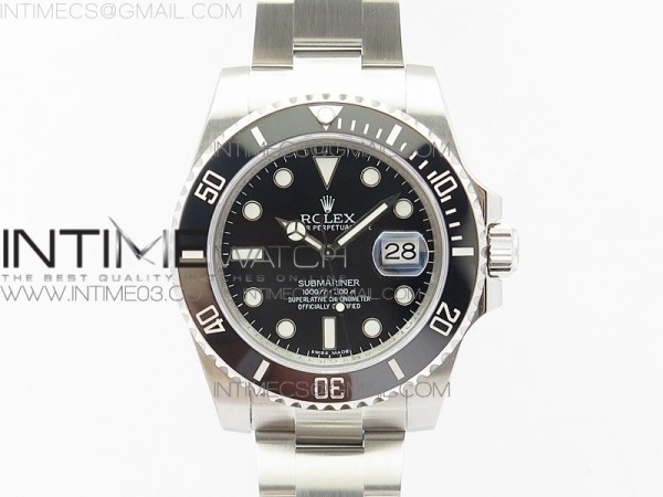 VR공장 롤렉스 서브마리너 40 블랙데이트 3135무브먼트 Submariner 116610 LN Black Ceramic VRF Max 904L 1:1 Best Edition on SS Bracelet VR3135