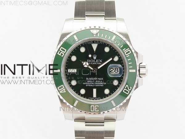 VR공장 롤렉스 서브마리너 40 그린 A2836무브먼트 Submariner 116610LV Green Ceramic VRF Max 1:1 Best Edition A2836