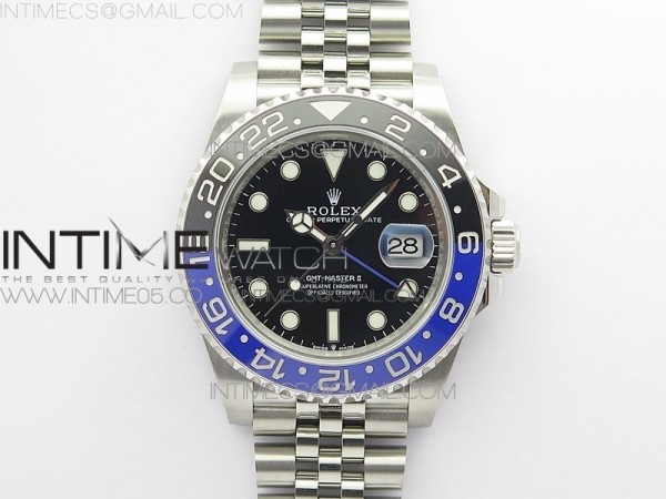 VR공장 V3 GMT 배트맨 블랙다이얼 3285 GMT-Master II 126710 BLNR Black/Blue Ceramic 904L Steel VRF 1:1 Best Edition SA3285 CHS V3