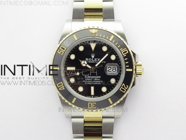 BP공장 41미리 흑콤 2813무브 28800진동 Submariner 41mm 126613 LN SS/YG BP Best Edition Black Dial on SS/YG Bracelet