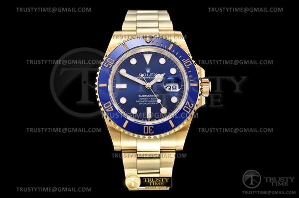 EW공장 V2 롤렉스 서브마리너 청금 41 Submariner 126618LB 904L YG/YG Blue EWF V2 A3235