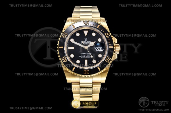 EW공장 V2 롤렉스 서브마리너 청금 41 Submariner 126618LN 904L YG/YG Blk EWF V2 A3235