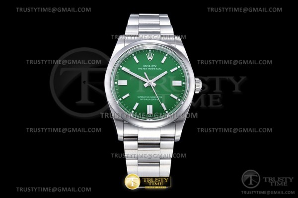 EW공장 롤렉스 오이스터퍼페츄얼 36 스틸 그린다이얼 브레이슬릿 Oyster Pert. 36mm 126000 SS/SS Green EWF A3230