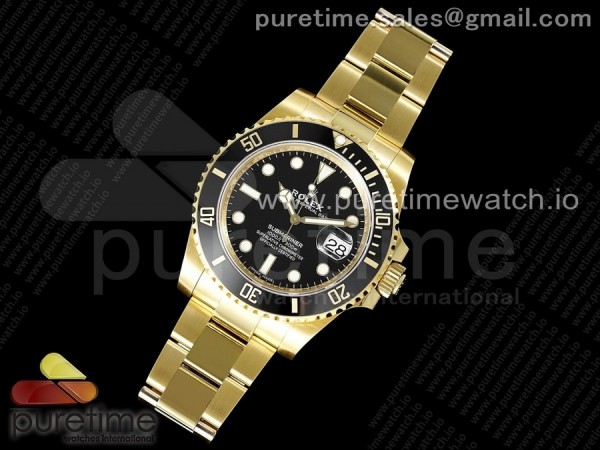 VS공장 롤렉스 서브마리너 흑콤 3135 Submariner 116618 LN Black Ceramic YG Plated 904L Steel VSF 1:1 Best Edition VS3135