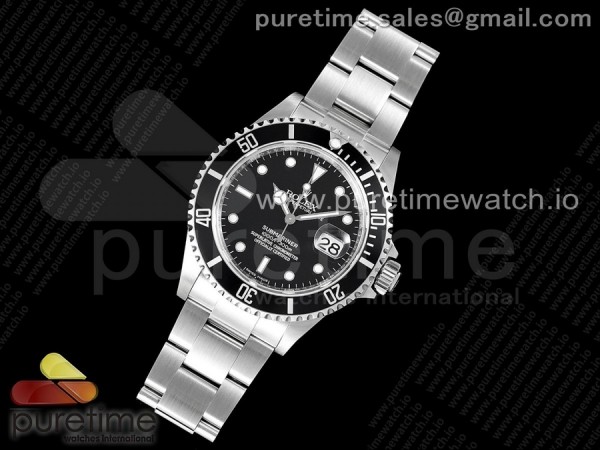 AR공장 구형 서브마리너 블랙 3135 Submariner 16610 LN Black 904L Steel ARF1:1 Best Edition on SS Bracelet SH3135