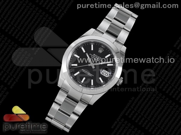 VS공장 롤렉스 데이저스트 41 블랙다이얼 3235 DateJust 41 126330 904L SS VSF 1:1 Best Edition Black Dial on Oyster Bracelet VS3235