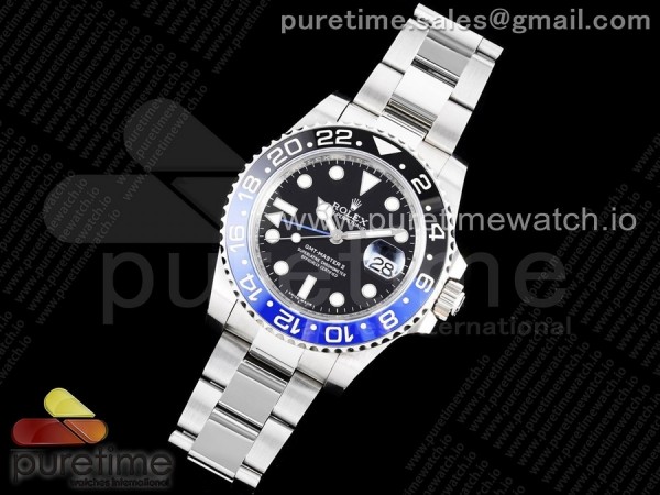 VR공장 V3 GMT 배트맨 블랙다이얼 3285 GMT-Master II 116710 BLNR Black/Blue Ceramic 904L Steel VRF 1:1 Best Edition SA3186 CHS V3