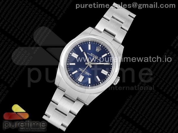 GM공장 롤렉스 오이스터 퍼페츄얼 41미리 블루다이얼 3230 Oyster Perpetual 41mm 124300 GMF 1:1 Best Edition 904L Steel Blue Dial on SS Bracelet SA3230