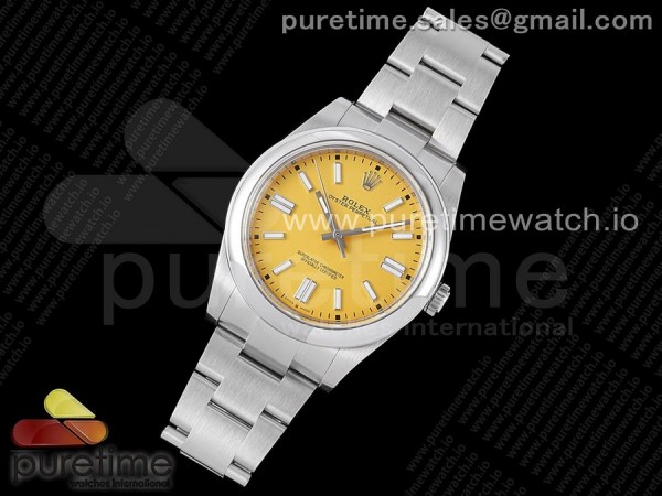 GM공장 오이스터 41미리 옐로우다이얼 3230 Oyster Perpetual 41mm 124300 GMF 1:1 Best Edition 904L Steel Yellow Dial on SS Bracelet SA3230