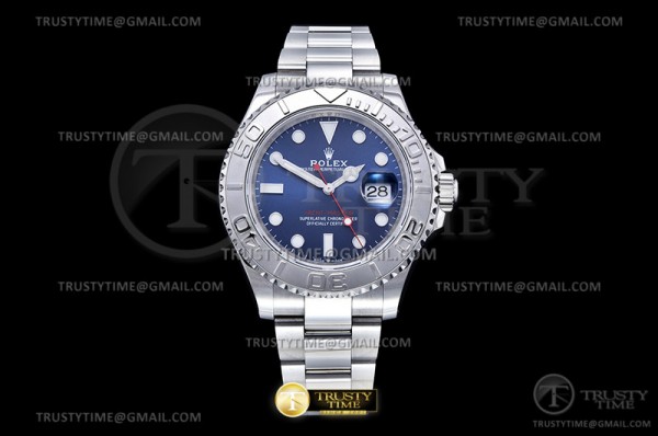 EW공장 롤렉스 요트마스터 40 블루다이얼 브레이슬릿 YachtMaster 116622 40mm 904L SS/SS Blue EWF A3235