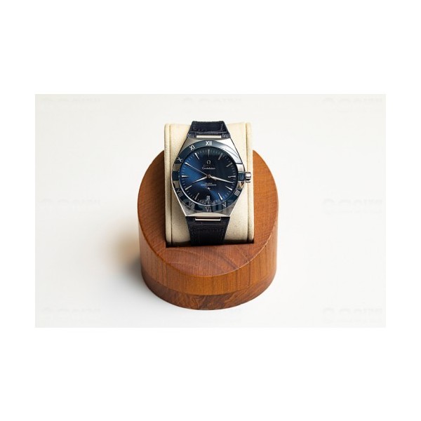 SB공장 오메가 컨스텔레이션 블루다이얼 가죽스트랩 Constellation 41mm SS VSF SBF 1:1 Best Edition Blue Textured Dial on Blue Leather Strap A8900 VS공장