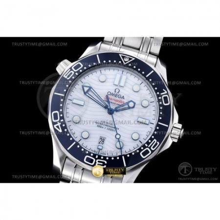 OR공장 오메가 씨마스터 다이버 300M 도쿄2020에디션 브레이슬릿 Seamaster 300m Tokyo 2020 SS/SS White ORF Asia 8800