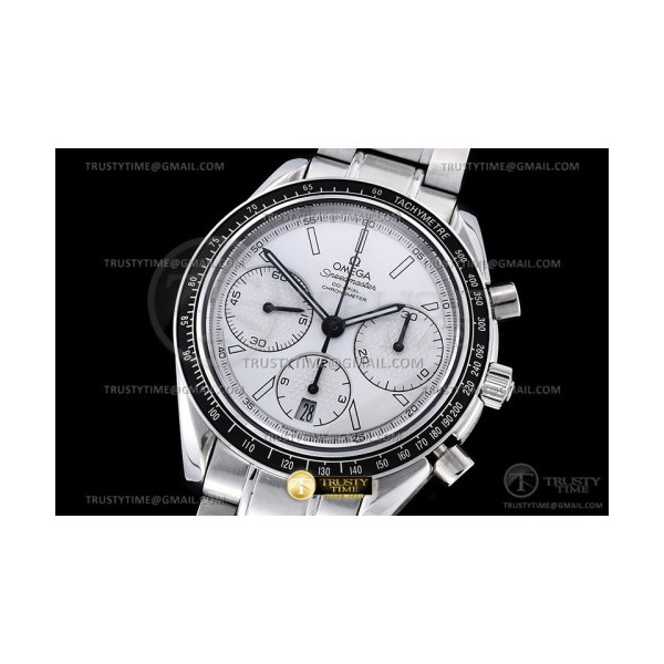 HR공장 오메가 스피드마스터 레이싱 크로노그래프 화이트다이얼 브레이슬릿 Speedmaster Racing Chrono 40mm SS/SS Wht HRF C3330