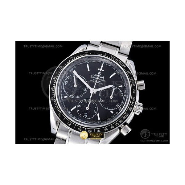 HR공장 오메가 스피드마스터 레이싱 크로노그래프 블랙다이얼 브레이슬릿 Speedmaster Racing Chrono 40mm SS/SS Blk HRF C3330