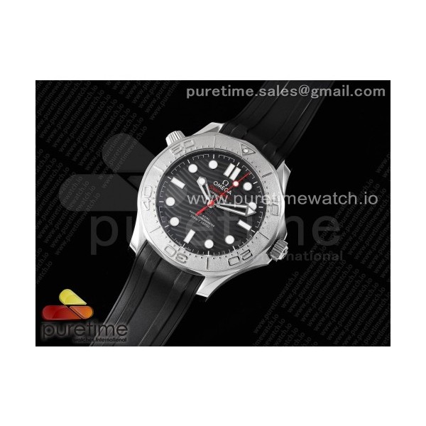 OR공장 오메가 씨마스터 다이버 300M 넥톤 에디션 러버스트랩 Seamaster Diver 300M Nekton ORF 1:1 Best Edition Black Dial on Black Rubber Strap A8806