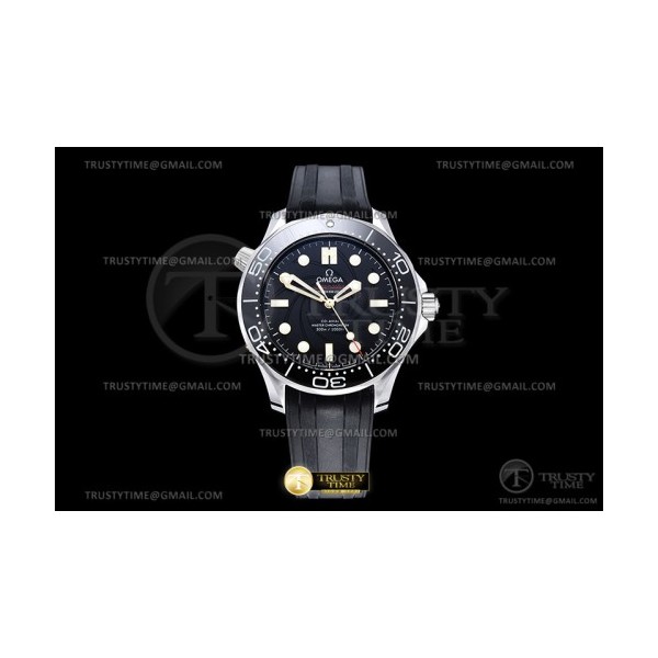 OR공장 오메가 2018 씨마스터 다이버 300M 007 논데이트 러버스트랩 Seamaster 300m 2018 SS/RU Black ORF Asia 8800