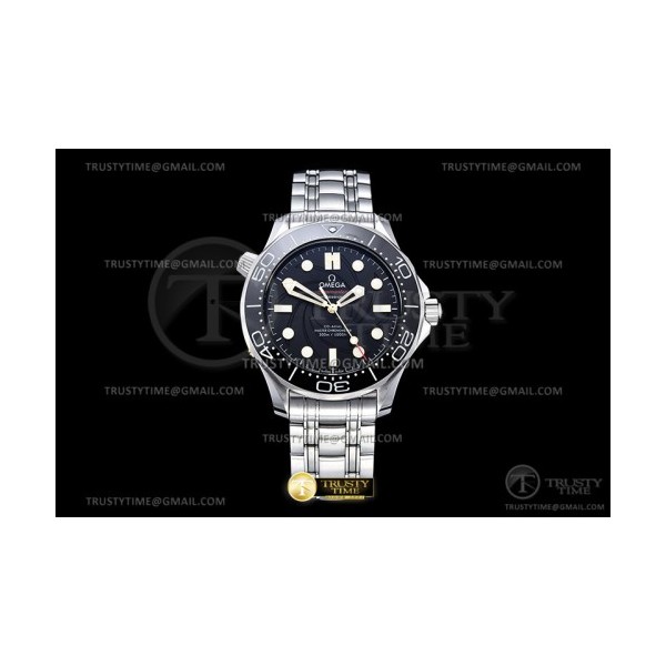 OR공장 오메가 2018 씨마스터 다이버 300M 007 논데이트 브레이슬릿 Seamaster 300m 2018 No Date SS/SS Black ORF Asia 8800