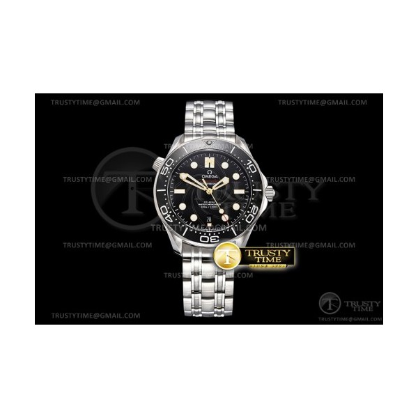 OM공장 오메가 씨마스터 다이버 300M 007 제임스본드 블랙다이얼 Seamaster 300m James Bond 007 2019 SS/SS OMF A8800