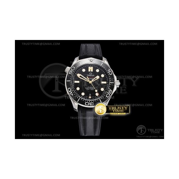 OM공장 오메가 씨마스터 다이버 300M 007 제임스본드 러버스트랩 Seamaster 300m James Bond 007 2019 SS/RU OMF A8800