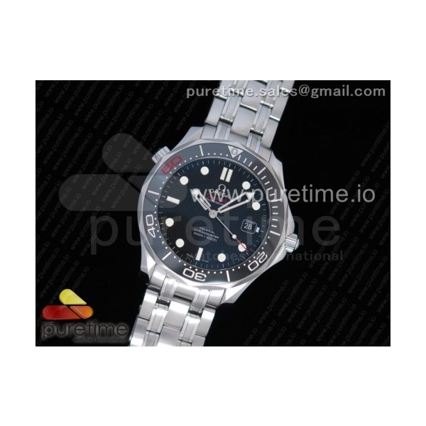 OM 오메가 씨마스터 다이버300 스틸 블랙 007에디션 브레이슬릿 Seamaster 300M Chronometer SS 