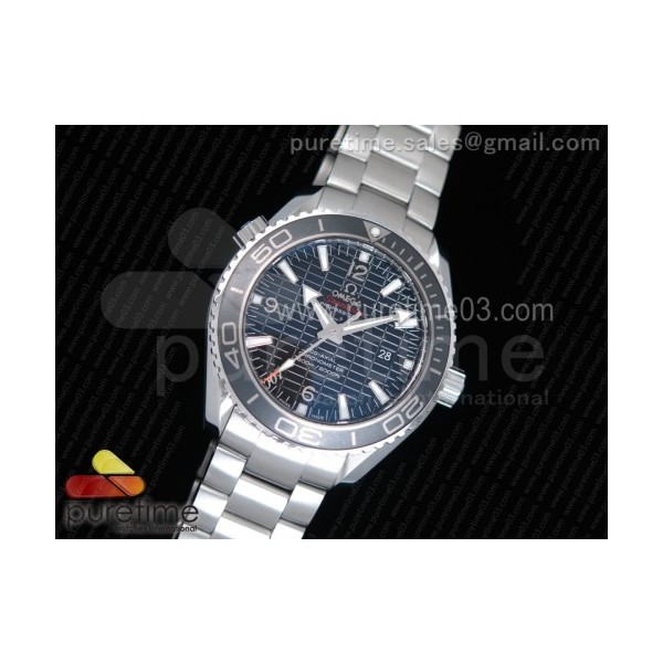 OM공장 오메가 씨마스터600 45mm 007에디션 브레이슬릿 Planet Ocean Professional Ceramic Bezel 45mm SS Bracelet A8501 (Black Balance Wheel)