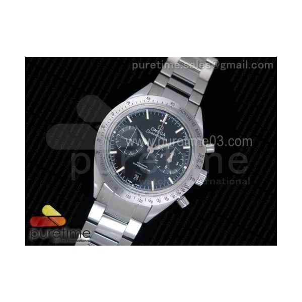 OM공장 오메가 스피드마스터 Speedmaster '57 Co-Axial Black Dial White Markers on SS Bracelet A9300