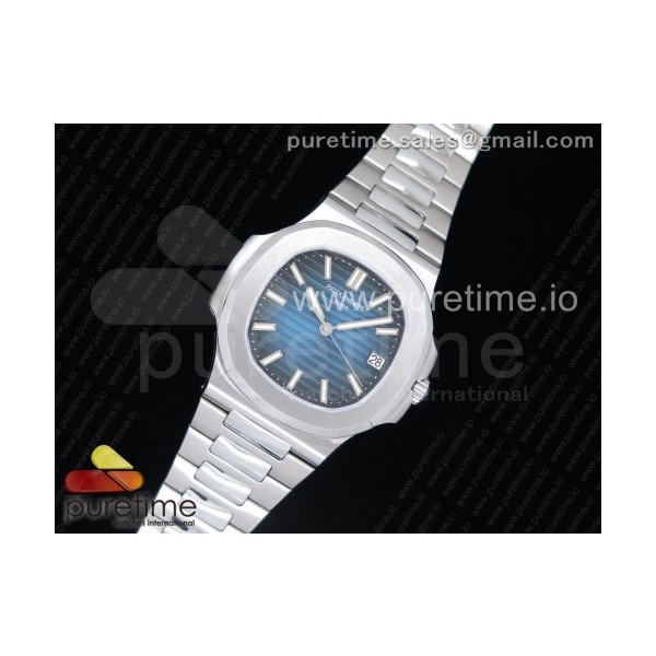 MK공장 V6 파텍필립 노틸러스 점보 5711 스틸 블루다이얼 브레이슬릿 Nautilus Jumbo 5711 Blue Textured Dial on SS Bracelet A324 Clone V6