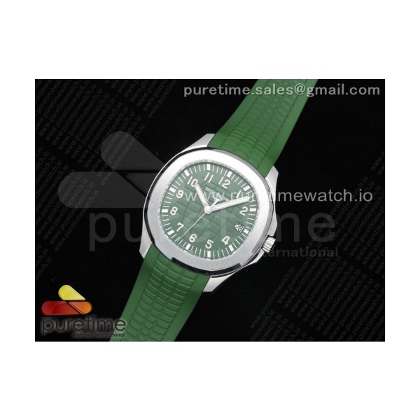 zf공장 파텍필립 아쿠아넛 그린다이얼 그린러버스트랩 Aquanaut 5168G 42mm SS Green Dial on Green Rubber Strap 324CS (Free box)