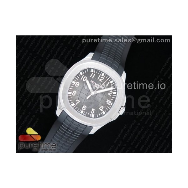 JJ공장 파텍필립 아쿠아넛 5167 스틸 그레이다이얼 블랙러버스트랩 Aquanaut 5167A SS Gray Dial on Black Rubber Strap 324CS