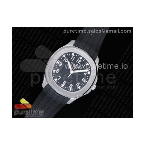 KM공장 파텍필립 아쿠아넛 5167 스틸 블랙다이얼 블랙러버스트랩 Aquanaut 5167 SS Black Dial on Black Rubber Strap A324 Clone