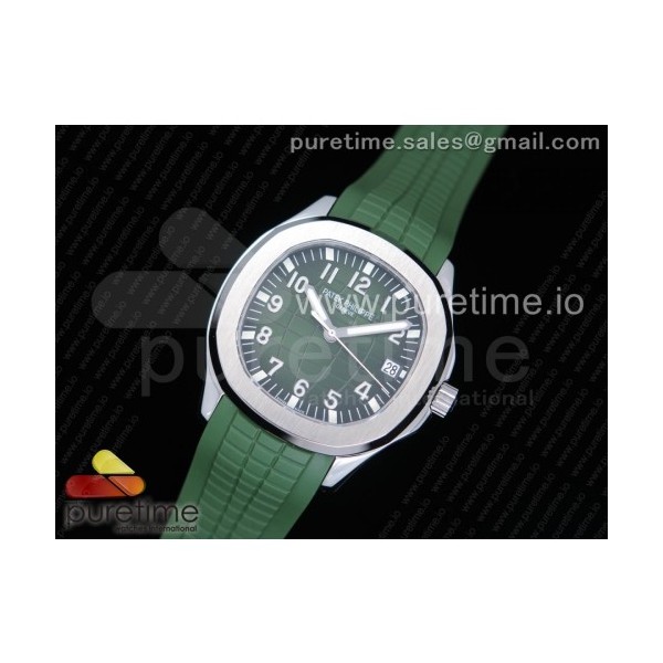 KM공장 파텍필립 아쿠아넛 5167 스틸 그린다이얼 러버스트랩 Aquanaut 5167 SS Green Textured Dial on Green Rubber Strap A324