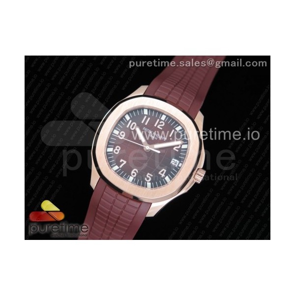 KM공장 파텍필립 아쿠아넛 5167 로즈골드금장 브라운다이얼 러버스트랩 Aquanaut 5167 RG Brown Textured Dial on Brown Rubber Strap A324