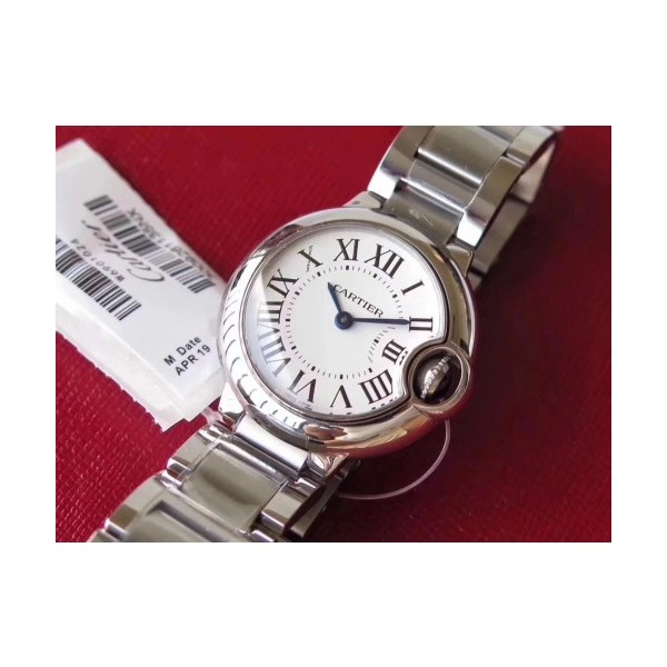 MK공장 28미리 까르띠에 발롱블루 BALLON BLEU LADIES 28MM