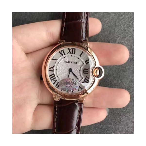 V6공장 까르띠에 발롱블루 드 까르띠에 Cartier Ballon Bleu de Cartier 36mm 로즈골드 론다쿼츠