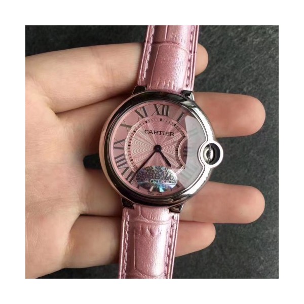 V6공장 까르띠에 발롱블루 드 까르띠에 Cartier Ballon Bleu de Cartier 36mm 핑크다이얼