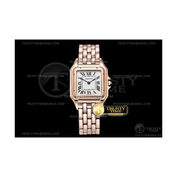 KOR공장 까르띠에 팬더 로즈골드 금통 화이트다이얼 Panthere De Cartier Ladies RG/RG Wht KOR Swiss Quartz