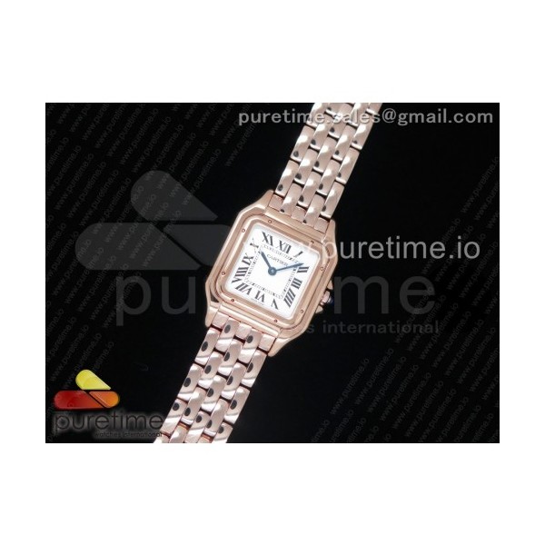 K11공장 까르띠에 팬더 레이디즈 27 로즈골드금장 화이트다이얼 브레이슬릿 Panthère Secrete Ladies 27mm RG White Dial on RG Bracelet Ronda Quartz