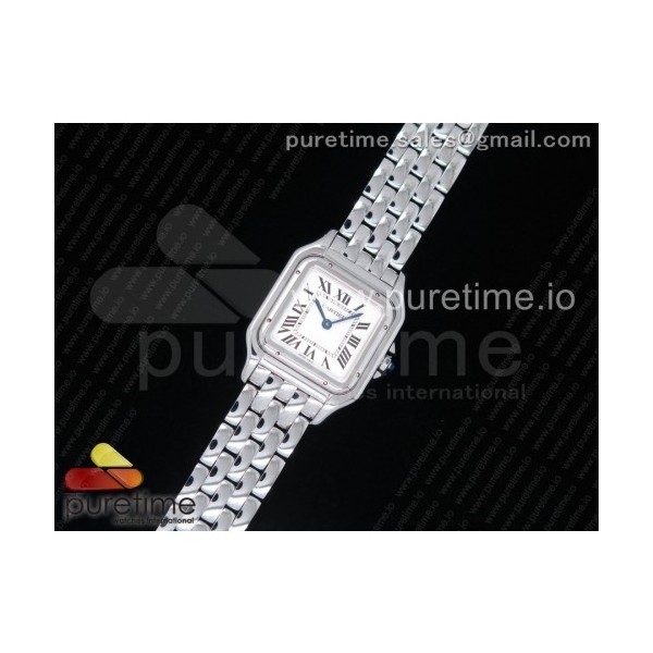 K11공장 까르띠에 팬더 레이디즈 27 스틸 화이트다이얼 브레이슬릿 Panthère Secrete Ladies 27mm SS White Dial on SS Bracelet Ronda Quartz