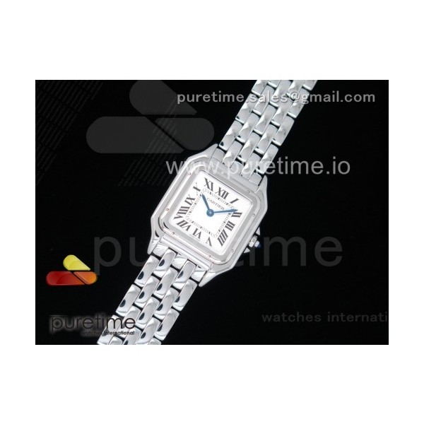 GF공장 까르띠에 팬더 신형 스틸 화이트다이얼 브레이슬릿 PANTHÈRE SECRETE DE LADIES SS WHITE DIAL ON SS BRACELET RONDA QUARTZ