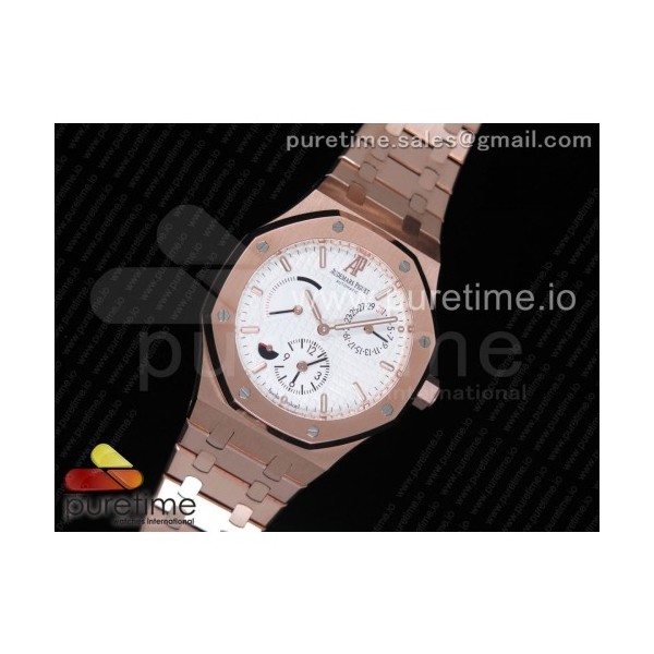 TW공장 오데마피게 로얄오크 26120 로즈골드금장 화이트다이얼 브레이슬릿 Royal Oak 41mm 26120 RG White Dial on RG Bracelet A2329