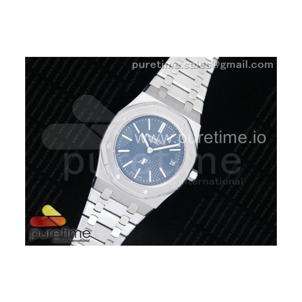 JF공장 오데마피게 로얄오크 점보 Royal Oak 39mm 15202 SS Blue Textured Dial on SS Bracelet A2121