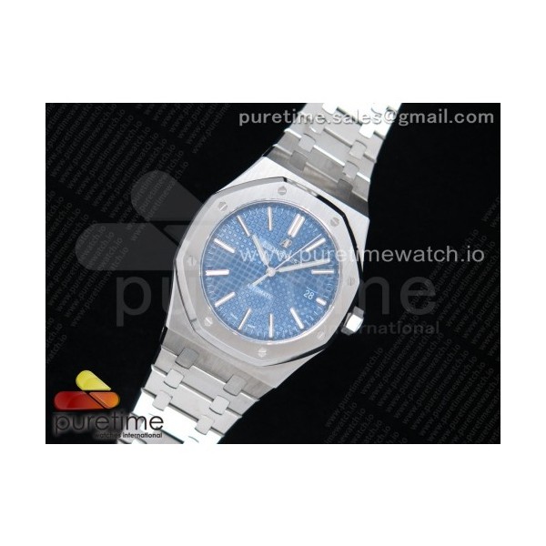 FK공장 오데마피게 로얄오크 15400 블루다이얼 브레이슬릿 Royal Oak 41mm 15400 SS Blue Textured Dial on SS Bracelet A3120