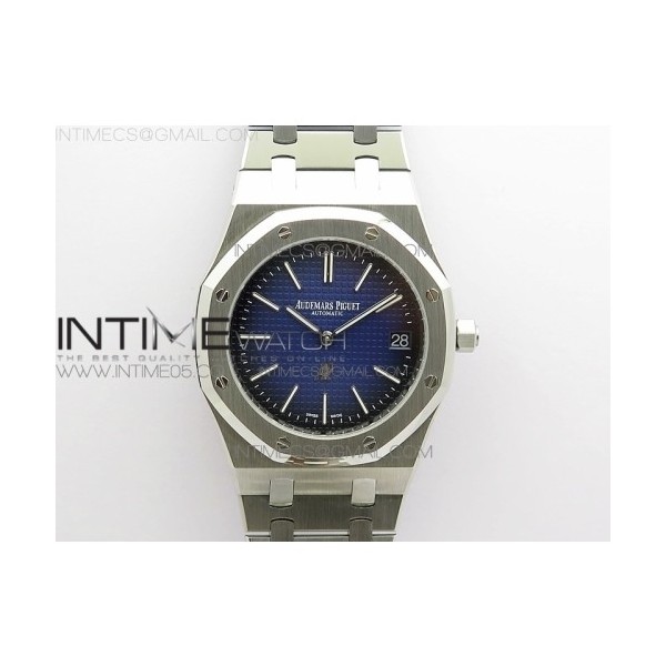 KZ공장 15202 블루다이얼 Royal Oak 39mm 15202 SS KZF 1:1 Best Edition Blue Textured Dial on SS Bracelet A2121