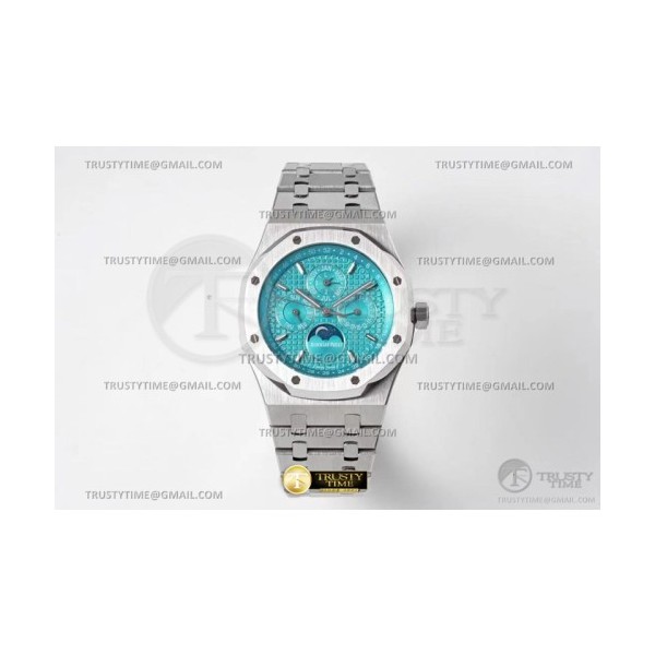 BF공장 오데마피게 로얄오크 퍼페츄얼캘린더 26574 민트다이얼 Royal Oak Perpetual Cal 26613ST SS/SS T-Blue BF A5134