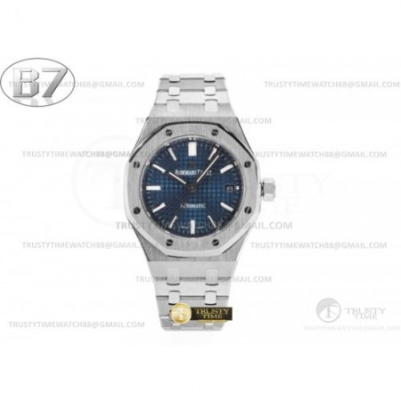 B7공장 오데마피게 로얄오크 15550 스틸 블루다이얼 브레이슬릿 Royal Oak 37mm 15550 SS/SS Blue B7F MY9015