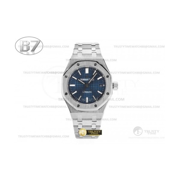 B7공장 오데마피게 로얄오크 15550 스틸 블루다이얼 브레이슬릿 Royal Oak 37mm 15550 SS/SS Blue B7F MY9015